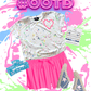 Tween Girls Neon Heart Splatter Tee 💖 - YellowBrickRoad