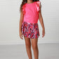 Tween Girls Pleated Skort – Pink & Purple Swirl - YellowBrickRoad