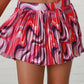 Tween Girls Pleated Skort – Pink & Purple Swirl - YellowBrickRoad