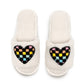 Women's Checkered Heart Slippers - YellowBrickRoad