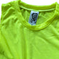 Girls Neon Yellow Muscle Tank